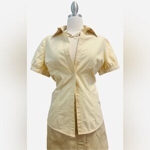 Lands' End Butter Cream Button-Down Shirt 👚